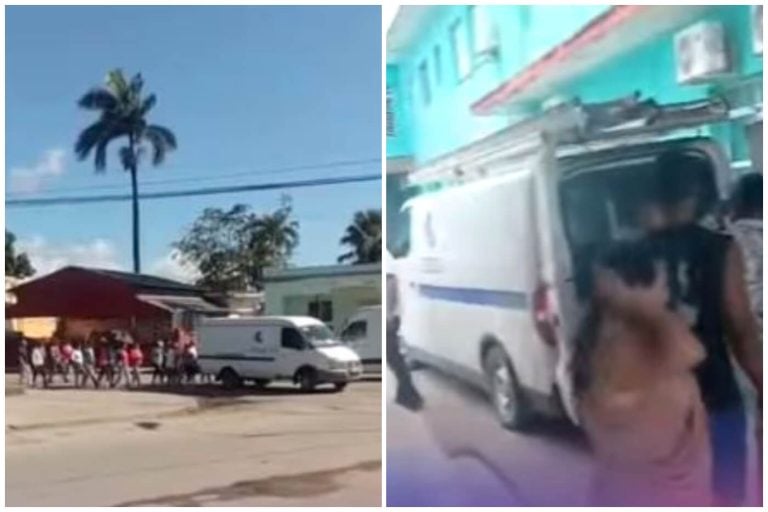 Régimen usa camionetas de ETECSA como ambulancias y carros fúnebres