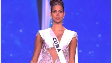 Lina Luaces quedó en el Top 12 de Miss Universo. (Captura de pantalla © The Filmy Folk- YouTube)