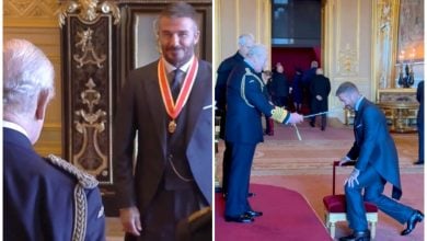 David Beckham ya es un caballero de la realeza. (Captura de pantalla © The Royal Family- X)