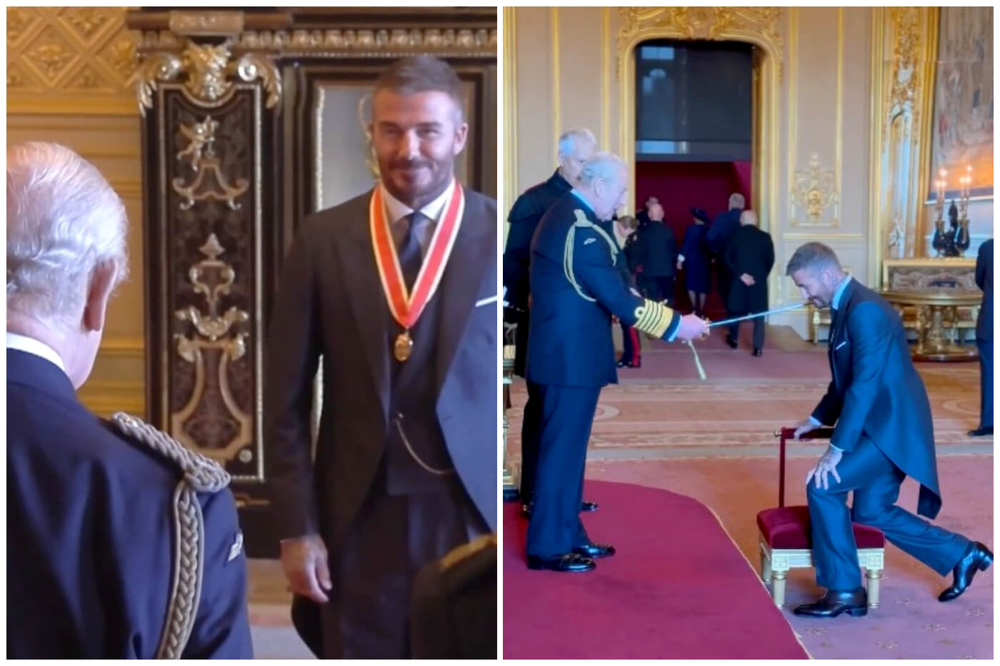 David Beckham ya es un caballero de la realeza. (Captura de pantalla © The Royal Family- X)