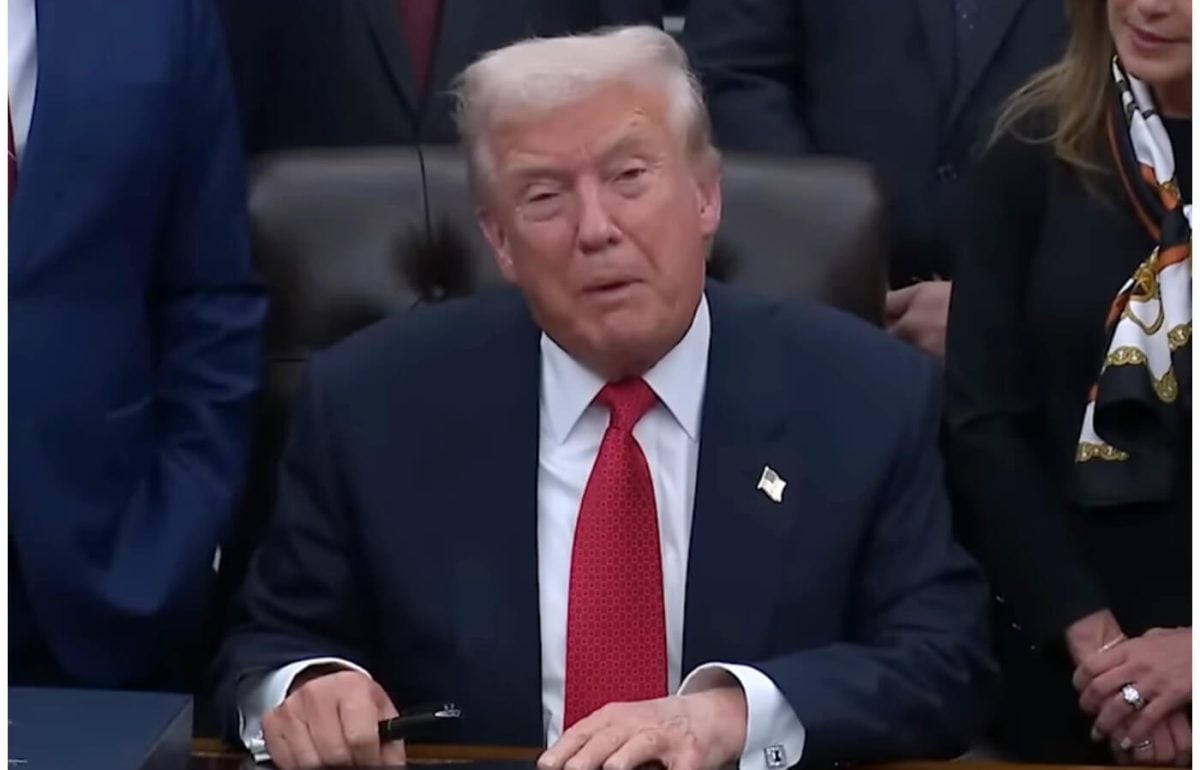 La política de Trump se ha caracterizado por sus roces con otros países. (Captura de pantalla © The White House- YouTube)