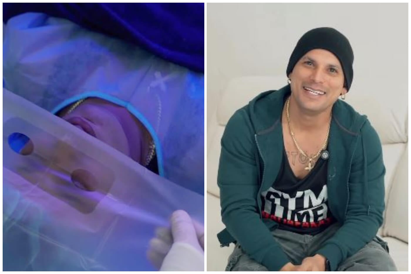 El youtuber se cambió los ojos a un azul intenso, aunque había dicho que no lo haría. (Captura de pantalla © Ultracktv- Instagram)