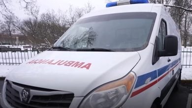 Ambulancia donada por Rusia. (Captura de pantalla © Embajada de Rusia en Cuba-Facebook)