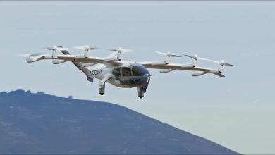 Imagen ilustrativa del taxi aéreo de Archer Aviation. (Captura de pantalla © Discover Aviation-YouTube)