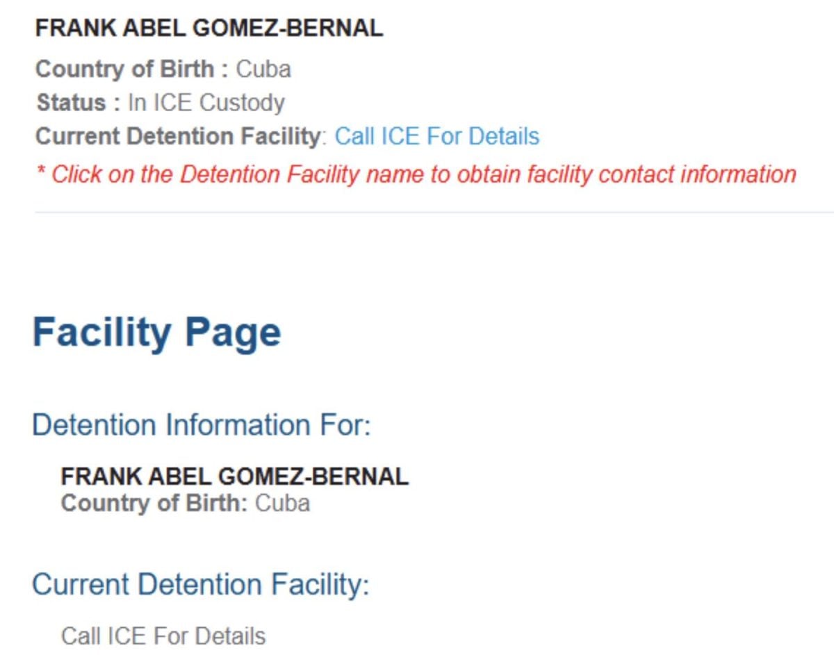 Las autoridades informaron que se encuentra bajo custodia de las autoridades migratorias. (Captura de pantalla © Autoridades de Oklahoma)