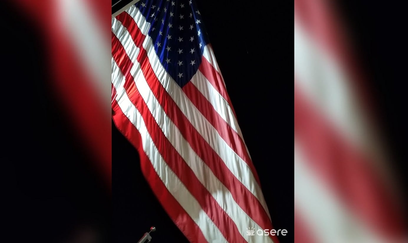 Imagen ilustrativa de una bandera de los Estados Unidos. (Foto © Asere Noticias)