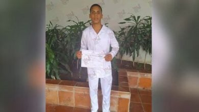 El joven se había graduado en enfermería. (Foto © Yosmany Mayeta Labrada-Facebook)