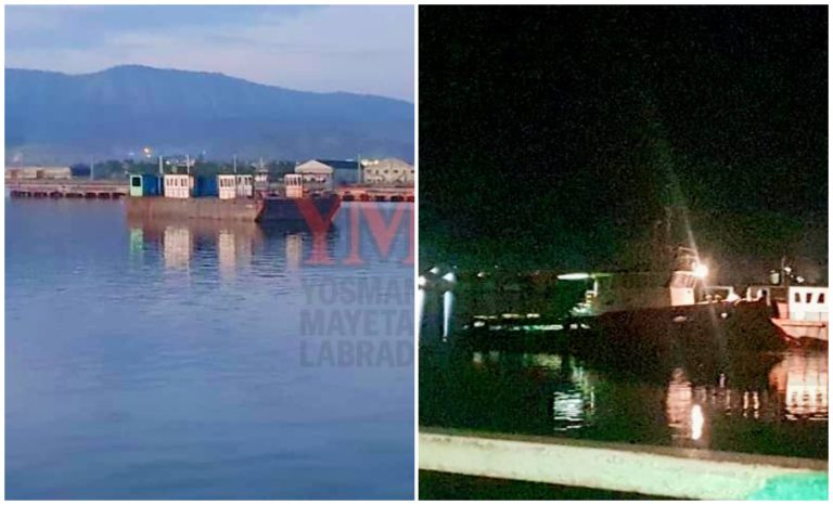 Patana termina a la deriva en el malecón de Santiago de Cuba