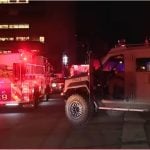 Los cuerpos de emergencia respondieron con un fuerte operativo. (Captura de pantalla © Noticias Telemundo- YouTube)