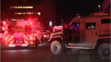 Los cuerpos de emergencia respondieron con un fuerte operativo. (Captura de pantalla © Noticias Telemundo- YouTube)