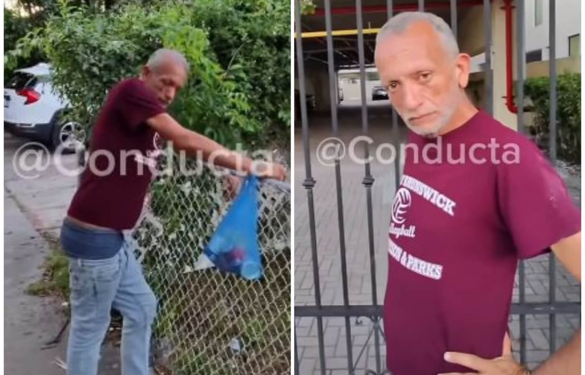 Exlocutor cubano Rolando Zaldívar fue encontrado como indigente en Miami. (Captura de pantalla © Conducta_dade- Instagram)