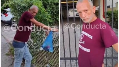 Exlocutor cubano Rolando Zaldívar fue encontrado como indigente en Miami. (Captura de pantalla © Conducta_dade- Instagram)