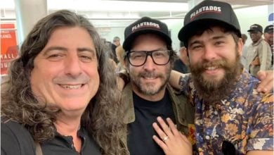 Ricardo Becerra y Lilo Vilaplana durante la filmación de Plantados. (Foto © Ricardo Becerra)