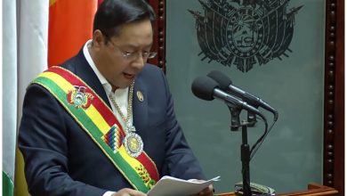 Expresidente boliviano Luis Arce. (Captura de pantalla © Correo del Sur- YouTube)