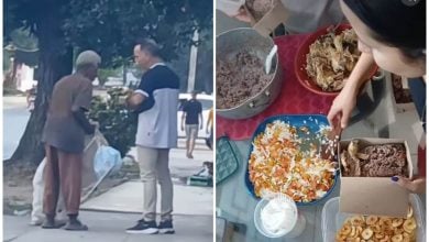 Cubanos salieron a las calles para repartir una cena navideña, mostrando solidaridad y humanidad. (Captura de pantalla © Maruja_medica- Instagram)