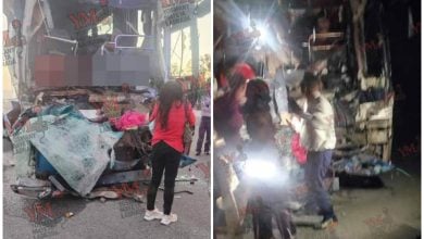 Accidente de carretera en Cienfuegos. (Foto © Yosmany Mayeta Labrada- Facebook)