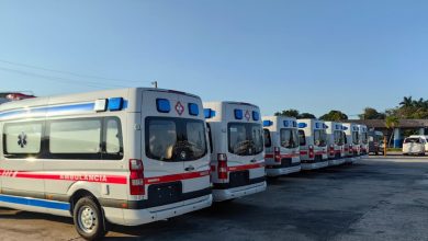 Imágenes de las nuevas ambulancias. (Foto © Eduardo Rodríguez Dávila-Facebook)