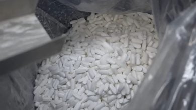 Imagen ilustrativa de una fábrica de aspirinas. (Captura de pantalla © Factora-YouTube)