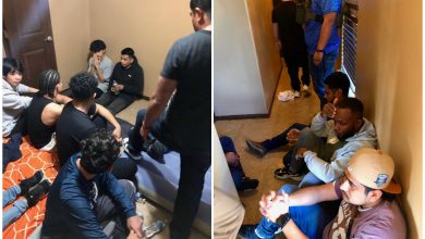 Los migrantes provenían de varios países, incluido Cuba. (Foto © USBPChief-Twitter)