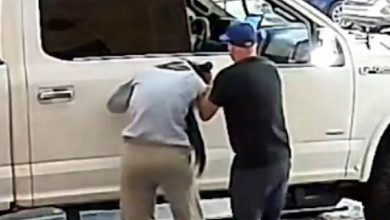 Imágenes del posible secuestro denunciado en Hialeah. (Captura de pantalla © Telemundo 51)