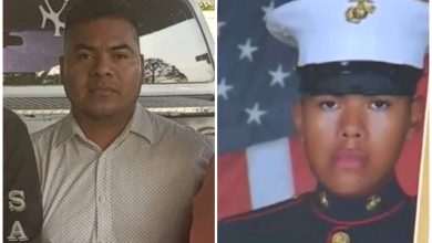 El joven solicitó residencia legal para sus padres ahora que es parte de la marina. (Captura de pantalla © GoFundMe)