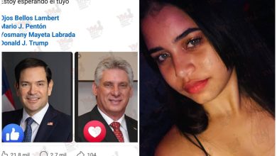 La joven preguntó quién preferirían los cubanos que dirigiera el país. (Foto © Yosmany Mayeta Labrada- Facebook)