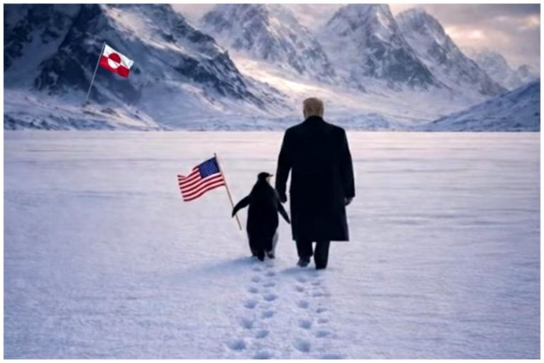 “Hasta un niño sabe eso”: Trump confunde Groenlandia con el Polo Sur