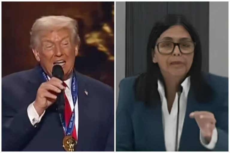 Trump pide a chavista Delcy Rodríguez “hacer lo correcto” en Venezuela
