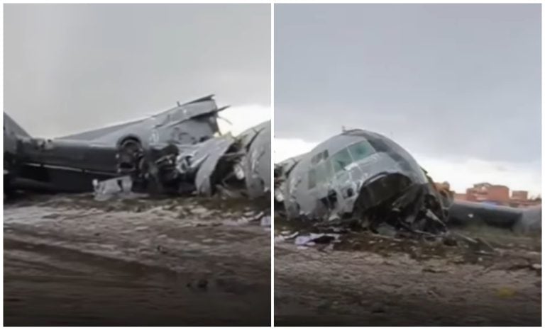 Avión que transportaba efectivo se estrella en Bolivia: deja al menos 20 muertos