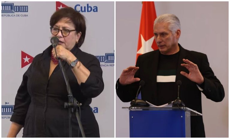 Reloj revela que la conferencia ofrecida por Díaz-Canel no fue en vivo