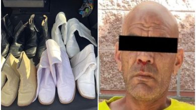 Los objetos robados eran botas de piel de gran valor. (Foto © Secretaría de Seguridad Ciudadana de la Ciudad de México)