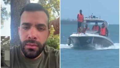 El hombre fue reportado como detenido por el MININT. (Captura de pantalla © Mario J. Pentón y AmericaTeVe Miami-YouTube)