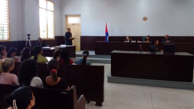Juicio efectuado en la Isla. (Foto © Fiscalía Provincial Santiago de Cuba-Facebook)