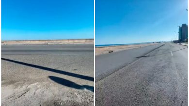 Malecón habanero sin vehículos. (Captura de pantalla © saulmanueloficial-Instagram)