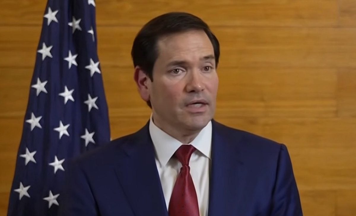 Marco Rubio durante uno de sus discursos. (Captura de pantalla © CBS News-YouTube)