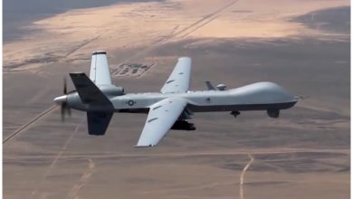 Dron militar estadounidense. Imagen de referencia. (Captura de pantalla © aTech ES- YouTube)