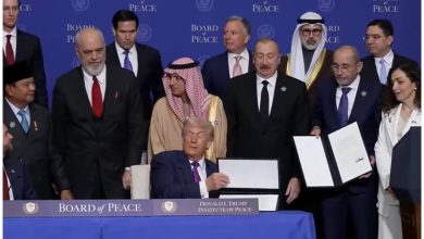 La llamada Junta de la Paz pretende ser un reemplazo de la ONU, pero contiene países acusados de violaciones a derechos humanos. (Captura de pantalla © Europa Press- YouTube)