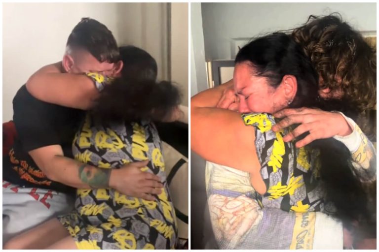 Joven sorprende a su madre en Cuba con visita tras 7 años sin verse