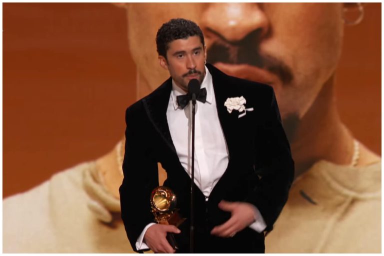 “No somos animales”: Bad Bunny dedica Grammy a los latinos y dice “Fuera ICE”