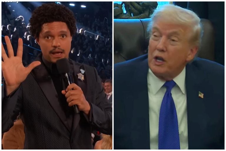 Trump amenaza con demanda al presentador de los Grammys Trevor Noah