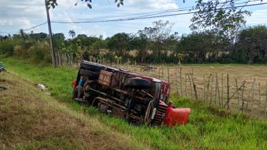 El incidente dejó al menos 16 personas lesionadas. (Foto © Henry Omar Perez-Facebook)