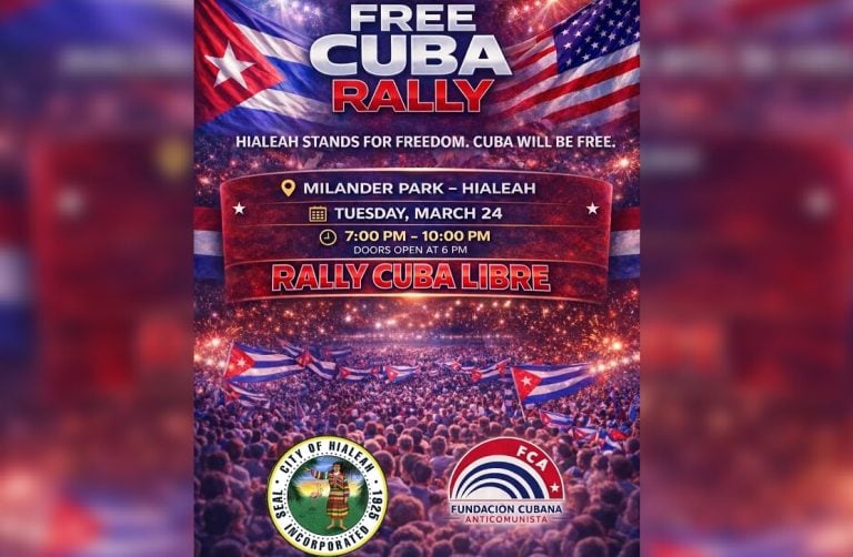 Hialeah: organizan «Rally Cuba Libre»: piden apoyo al pueblo y un cambio de régimen