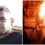 El oficial habría disparado contra un joven en medio de las protestas. (Foto y Captura de pantalla © Irma Lidia Broek y Periódico Cubano-Facebook)