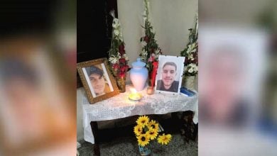 Fotografía del funeral del joven. (Foto © Niurka Prestamo-Facebook)