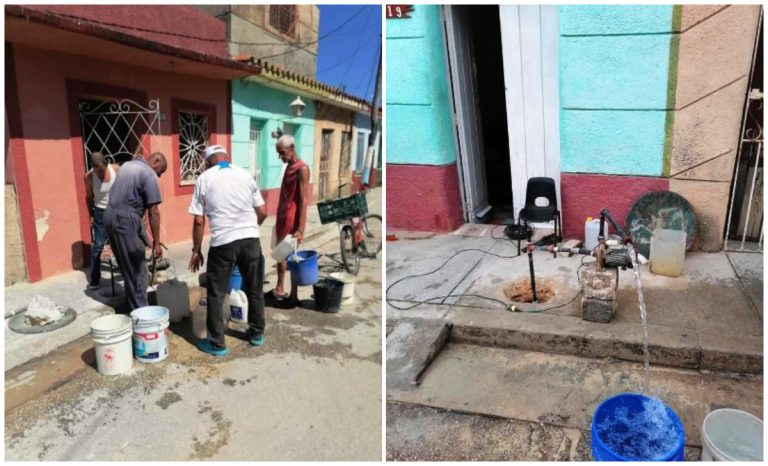 Crisis de agua en Matanzas: vecinos deben excavar pozos en las calles