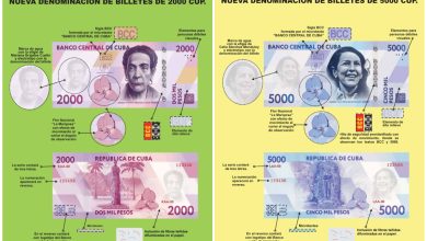 Nuevos billetes de 2.000 y 5.000 CUP autorizados por el BCC. (Imagen © Banco Central de Cuba)