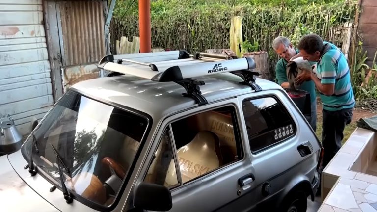 Dueño del FIAT Polski que funciona con carbón revela cómo surgió la idea