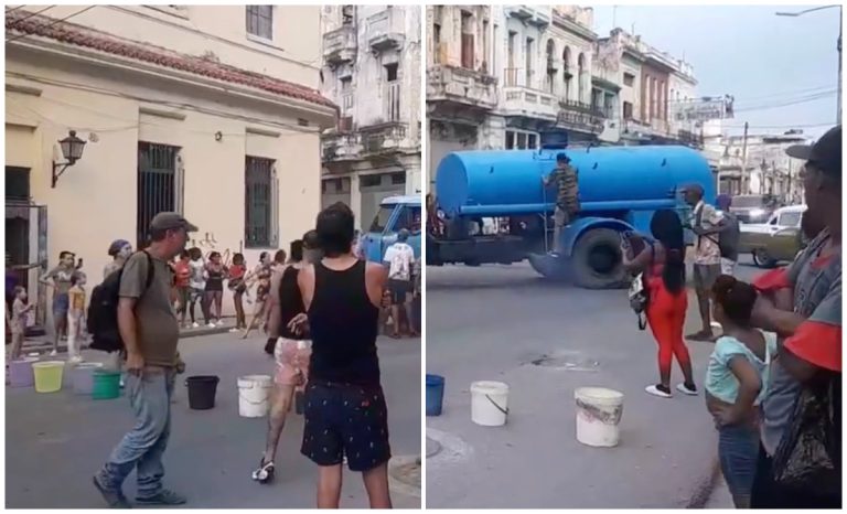 Más protestas: bloquean calles en La Habana por falta de agua