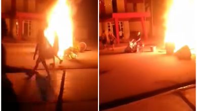 Protestas llevadas a cabo en Morón. (Captura de pantalla © Periódico Cubano-Facebook)