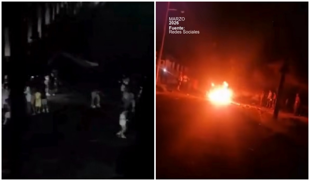 Las protestas se esparcieron por varias partes de la capital. (Captura de pantalla © Mario J. Pentón-Facebook)